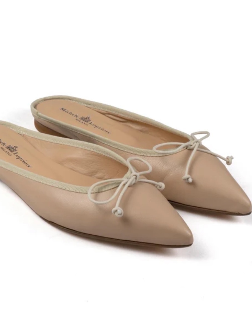 NEW Michele Lopriore DELIA POINTY MULES Size 41